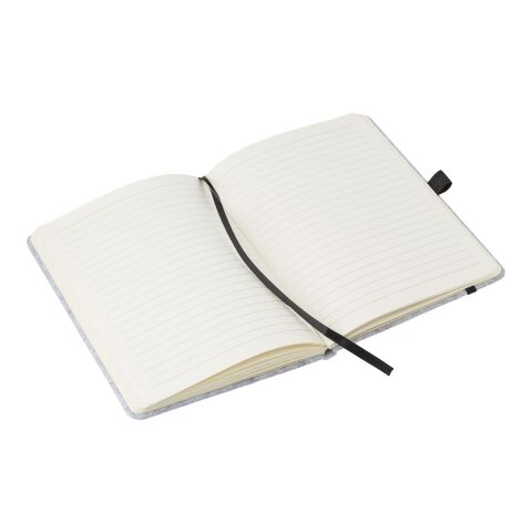 rPET felt notebook Harper grey | No Branding | not available | not available