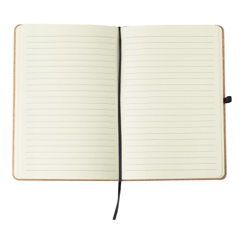 Recycled leather notebook (A5) Gianna black | No Branding | not available | not available