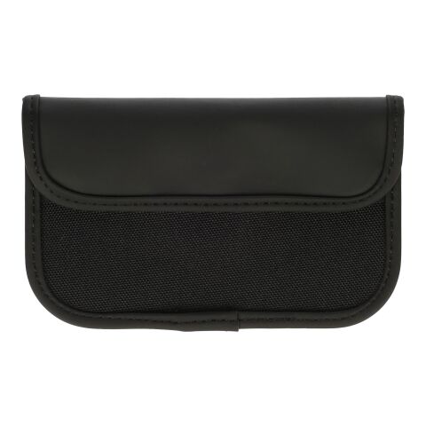 Recycled key and card pouch Ripple black | No Branding | not available | not available