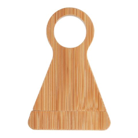 Wine bottle holder Vincio | Recycled bamboo brown