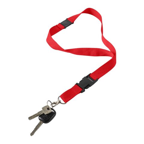 Polyester (300D) lanyard and key holder Bobbi cobalt blue