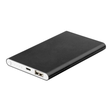 Aluminium power bank Ezra black