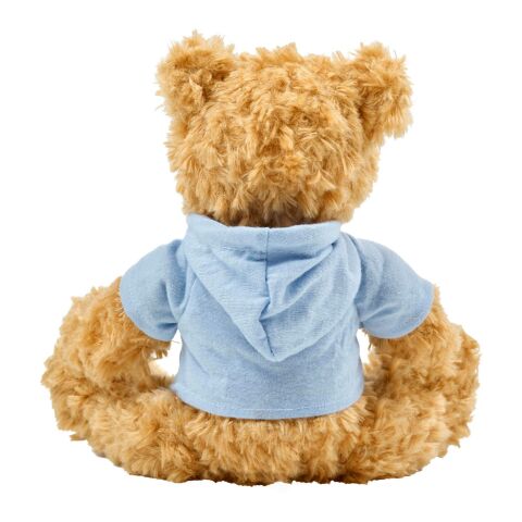 Plush teddy bear Monty light blue