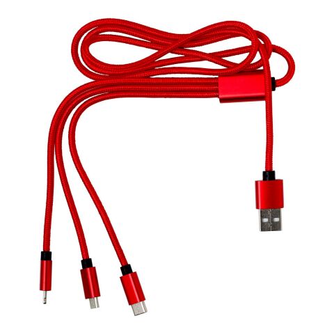 Nylon charging cable Felix red