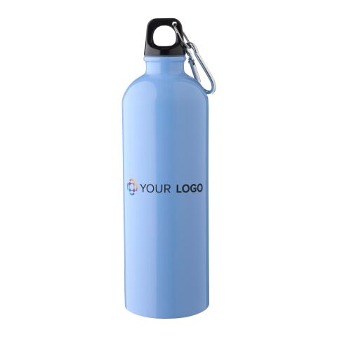 Recycled stainless steel single walled bottle (750 ml) Emeric cobalt blue