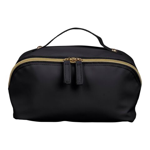 Recycled PU toilet bag Alon black