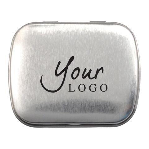 Tin case with mints Rocco white