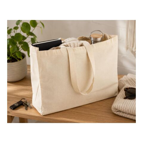 Oeko-Tex cotton (220 gsm) shopping bag Imogen khaki
