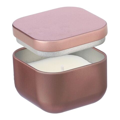 Metal candle Laurie rose gold