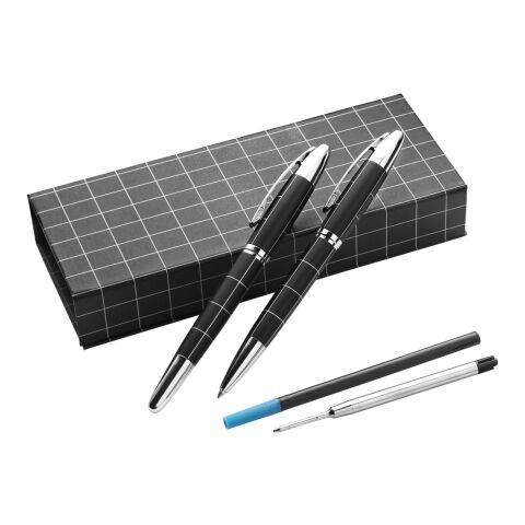 Metal writing set Daniel black/silver | No Branding | not available | not available