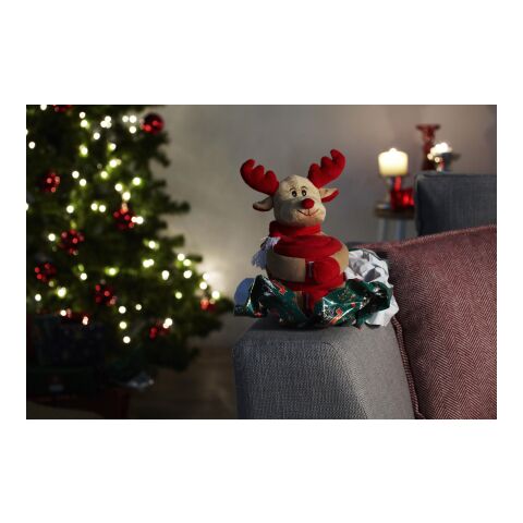 Christmas stuffed animal with blanket Andrew custom/multicolor | No Branding | not available | not available