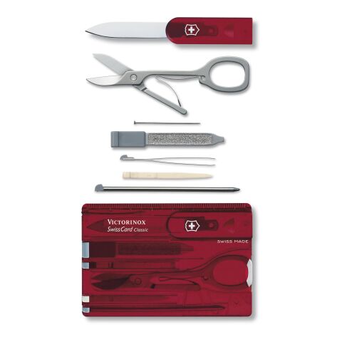 Nylon Victorinox SwissCard Classic multitool red | No Branding | not available | not available