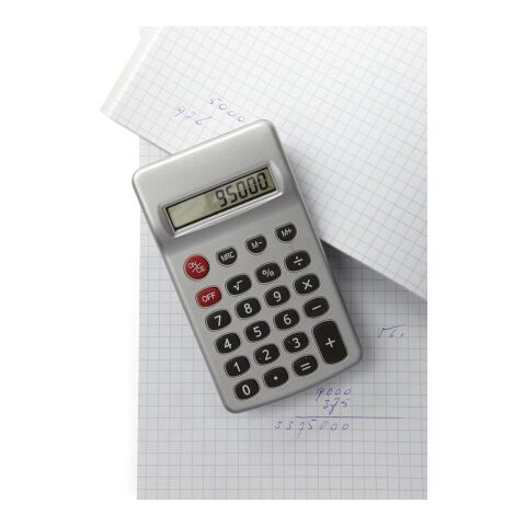 Calculator Tulia, ABS silver | No Branding | not available | not available