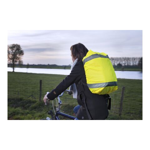 Backpack cover Carrigan, Polyester (190T) yellow | No Branding | not available | not available