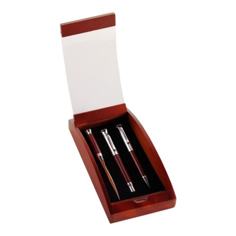 Rosewood writing set Paulette brown | No Branding | not available | not available