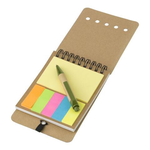 Cardboard memo folder Rodrigo light green | No Branding | not available | not available