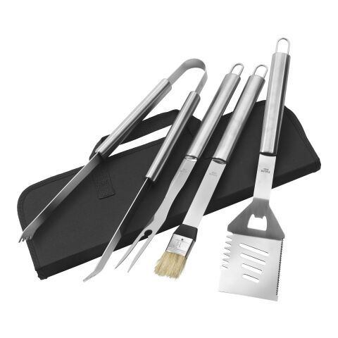 Stainless steel barbecue set Silas black | No Branding | not available | not available
