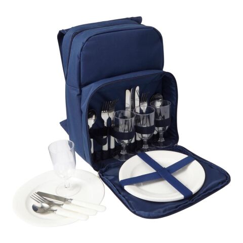 Polyester (600D) picnic backpack Izaro blue | No Branding | not available | not available