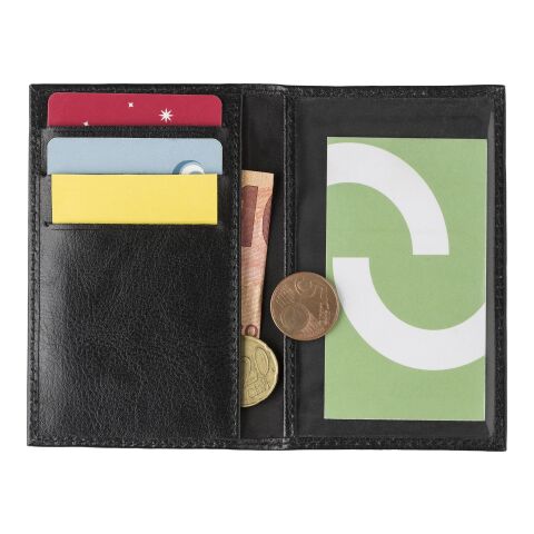 Split leather credit card wallet Lee black | No Branding | not available | not available