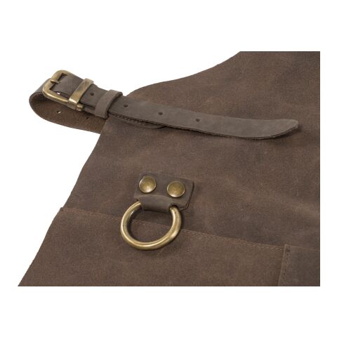 Split leather apron Nori brown | No Branding | not available | not available