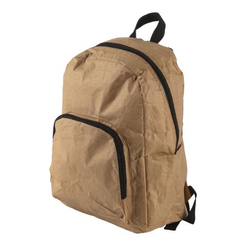 Laminated paper (80 gr/m²) cooler backpack Maddie brown | No Branding | not available | not available