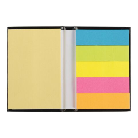 Cardboard sticky note holder Belinda black | No Branding | not available | not available
