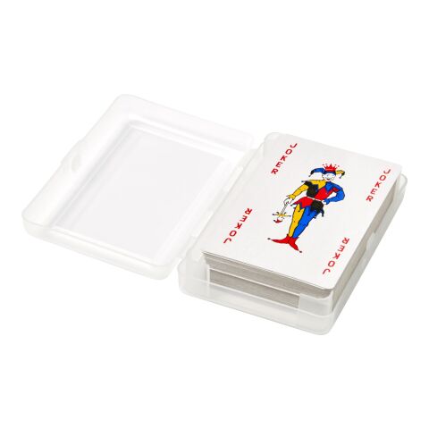 PET case with playing cards Victoria red | No Branding | not available | not available