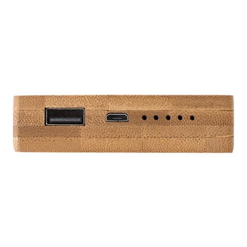 Bamboo power bank Walter brown | No Branding | not available | not available