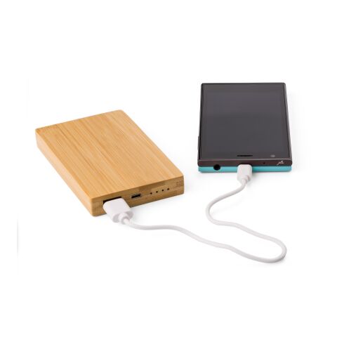 Bamboo power bank Ruby brown | No Branding | not available | not available