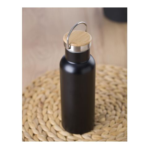 Stainless steel double-walled drinking bottle Odette blue | No Branding | not available | not available