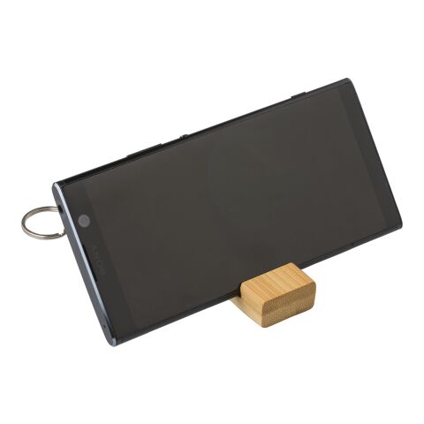 Bamboo key chain phone stand Kian bamboo | No Branding | not available | not available