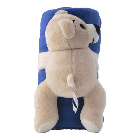 Plush toy bear with fleece blanket Owen black | No Branding | not available | not available
