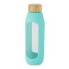Tidan 600 ml borosilicate glass bottle with silicone grip Standard | Tide green | No Branding | not available | not available