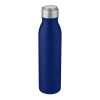 Harper 700 ml stainless steel sport bottle with metal loop Standard | Mid blue | No Branding | not available | not available