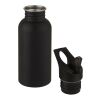 Lexi 500 ml stainless steel sport bottle Standard | Solid black | No Branding | not available | not available