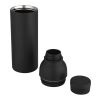 Illuminate 650 ml RCS recycled stainlesss steel double wall insulated water bottle Solid black | not available