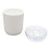 Hudson 180 ml recycled plastic double-wall tumbler Standard | white | No Branding | not available | not available