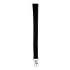 Impey lanyard with convenient hook Standard | Black | not available | No Branding | not available | not available | not available