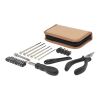 Spike 24-piece RCS recycled plastic tool set with cork pouch Standard | Natural | No Branding | not available | not available