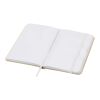 Reed A6 recycled hard cover notebook with plain pages Standard | white | No Branding | not available | not available