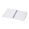 Niove recycled plastic soft cover notebook and ballpoint pen set (blue ink) Standard | White | No Branding | not available | not available