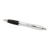 Nash RCS recycled plastic ballpoint pen with silver barrel and coloured grip (black ink) Standard | Solid black | No Branding | not available | not available