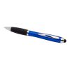 Nash RCS recycled plastic stylus ballpoint pen with coloured barrel and black grip (black ink) Standard | Royal blue | No Branding | not available | not available