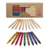 Lucky 19-piece coloured pencil and crayon set Standard | Natural | No Branding | not available | not available | not available