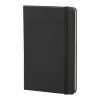 Moleskine Plain L Hard Cover Notebook Standard | Solid black | Paper Print | paper band | 460 mm x 55 mm