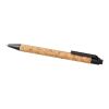 Midar cork and wheat straw ballpoint pen Standard | Natural-Solid black | No Branding | not available | not available