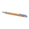 Midar cork and wheat straw ballpoint pen Standard | Natural-Light blue | not available | No Branding | not available | not available