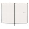 Moleskine hard cover 12 month L weekly planner vertical Standard | Solid black | not available | No Branding | not available | not available