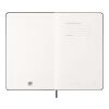 Moleskine horizontal hard cover 12 month L weekly planner Standard | Solid black | not available | No Branding | not available | not available