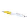 Nash recycled plastic ballpoint pen (black ink) Standard | Yellow | No Branding | not available | not available